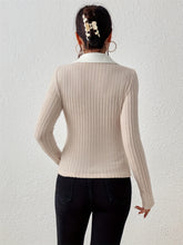 Johnny Collar Long Sleeve T-Shirt OutfitFlow